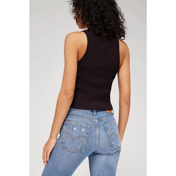 LACUSA Anthropologie Roxy Tank Size Medium Color: Tar NWT - Picture 4 of 6